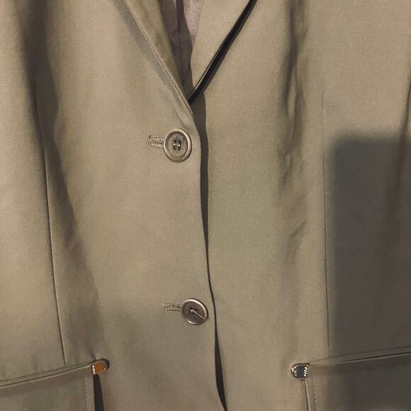 BCBGMaxazria Brown Two Button Collared Career Formal Blazer Women SZ 8 - Picture 4 of 7